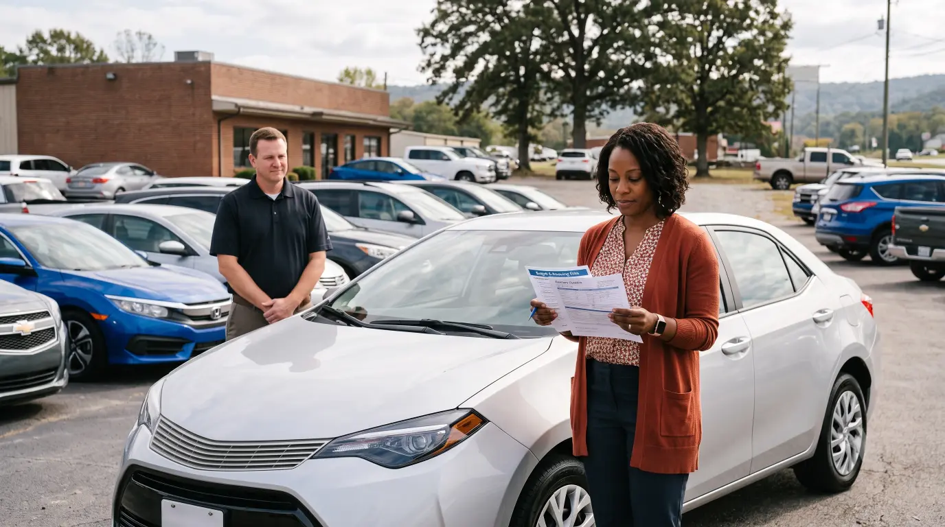 Learn how to buy a used car while rebuilding credit without overextending your budget. Review timing, documents, vehicle choices, and questions.